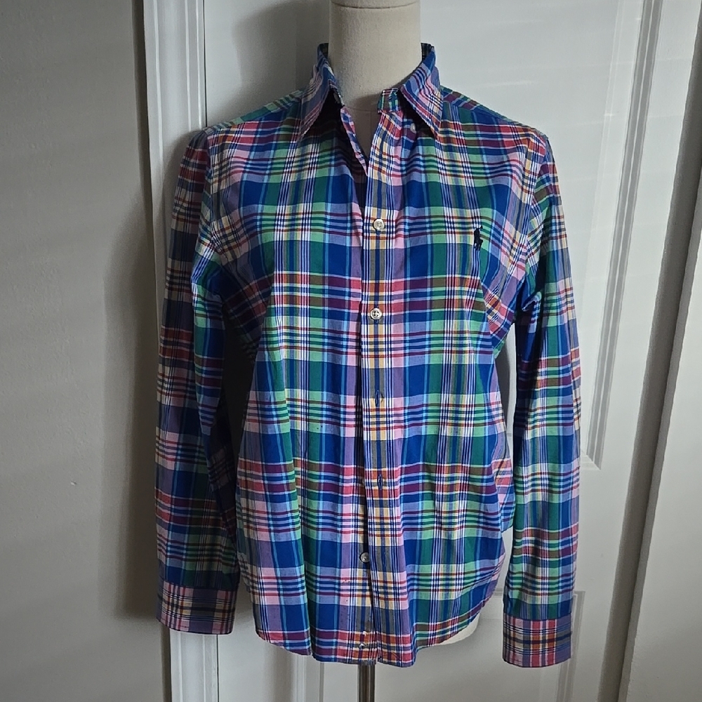 Spring Sale...Ralph Lauren Multicolor Plaid Shirt